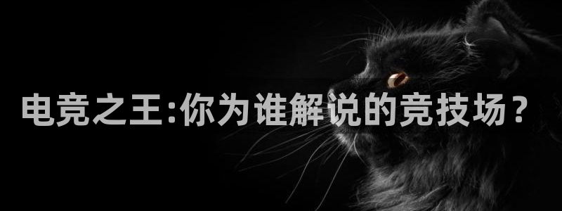 JJB电竞官：电竞之王:你为谁解说的竞技场？