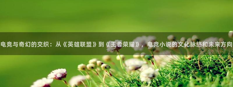 JJB电竞官：电竞与奇幻的交织：从《英雄联盟》到《王者荣耀》，电竞小说的文化脉络和未来方向